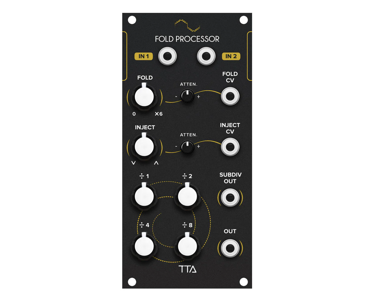Tiptop Audio Fold Processor - Black
