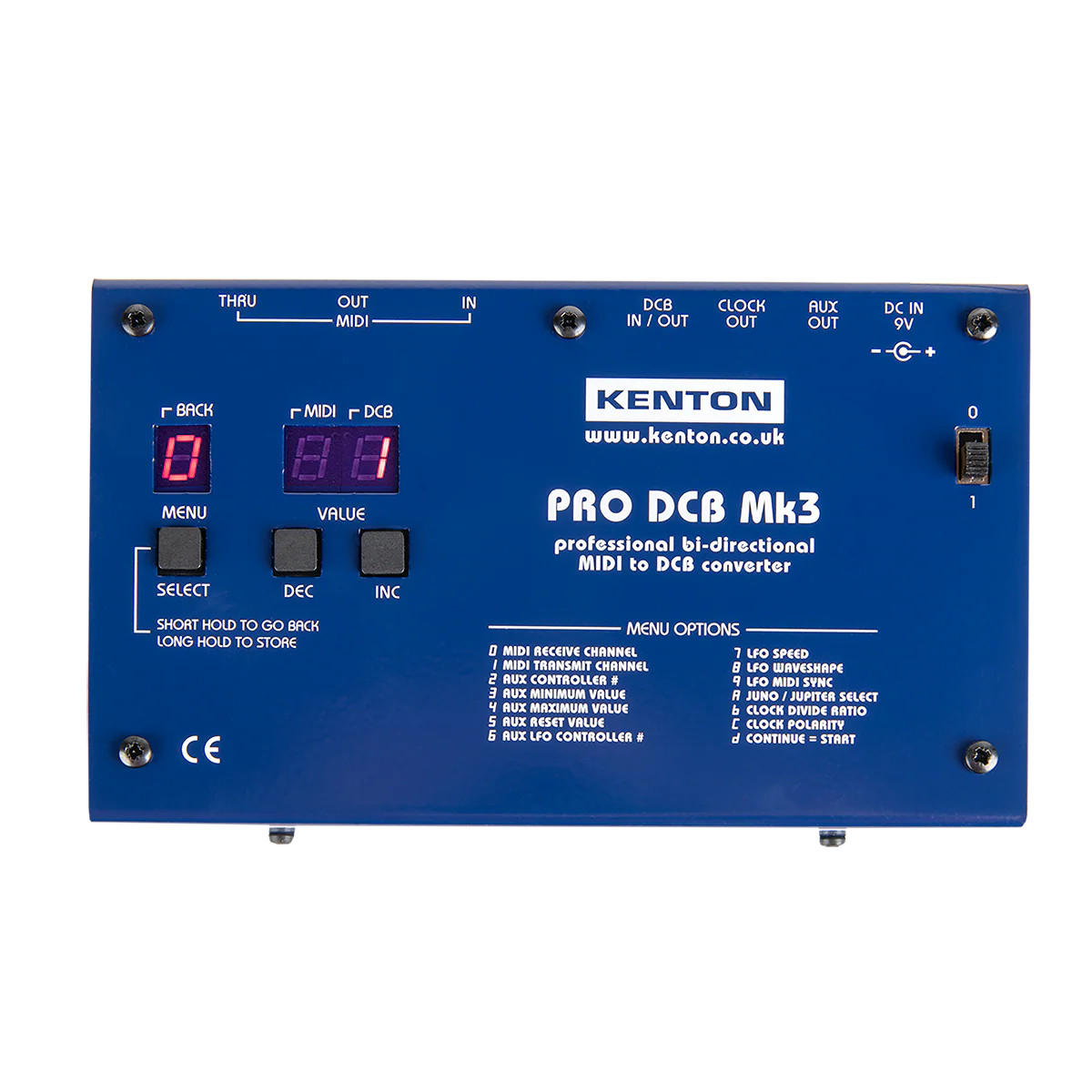 Kenton PRO-DCB Mk3 Professional Bi-Directional MIDI to DCB Converter - Image 2