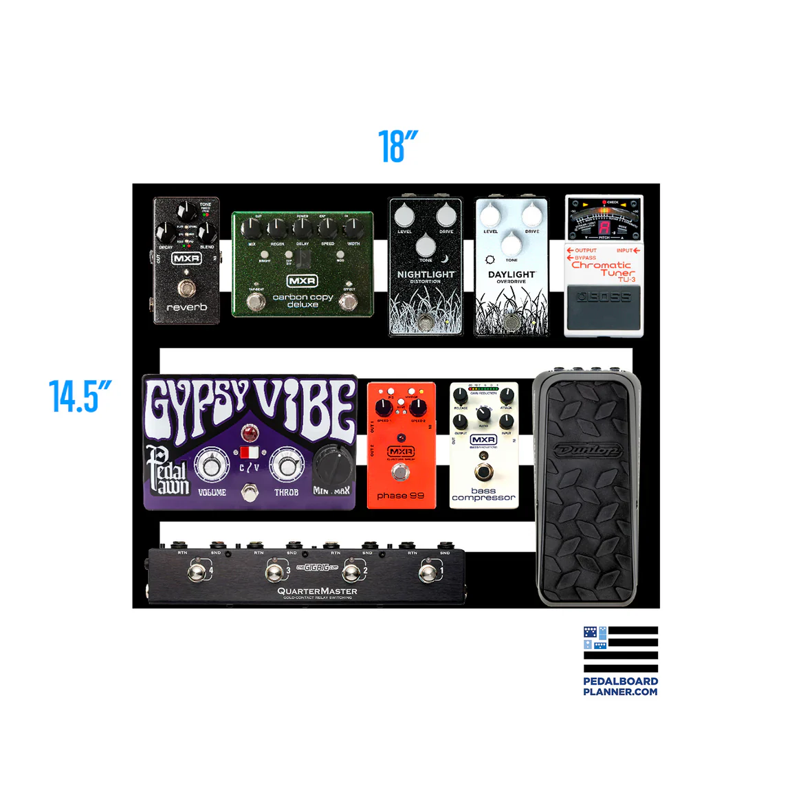 Pedaltrain NOVO 18 Pedal Board & Tour Case - Image 6
