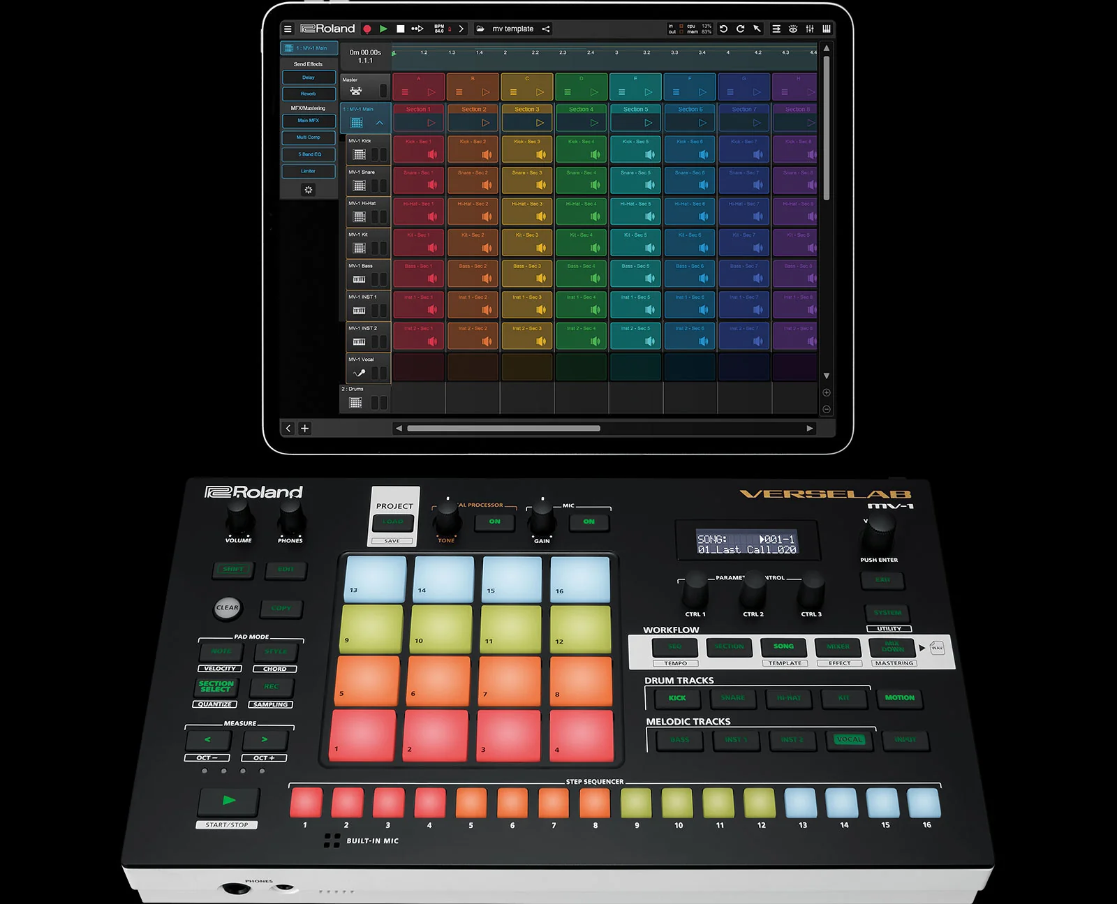 Roland MV-1 Verselab Music Workstation - Image 8