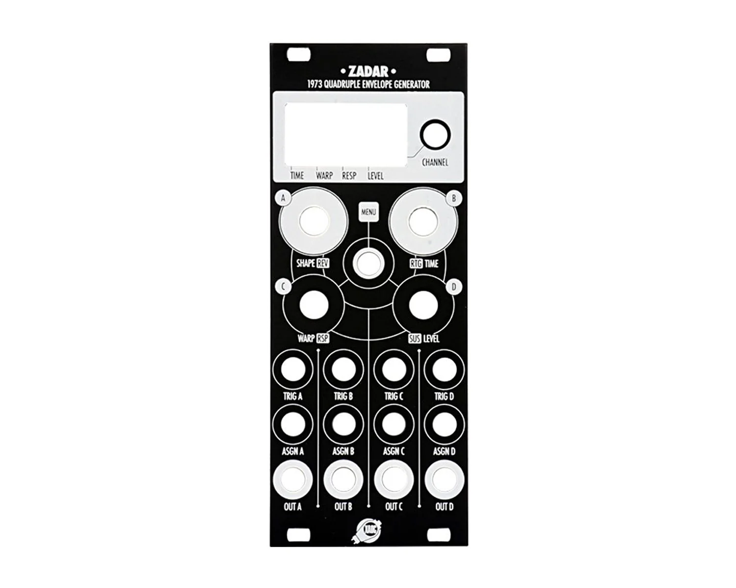 XAOC Devices ZADAR Replacement Panel - Black