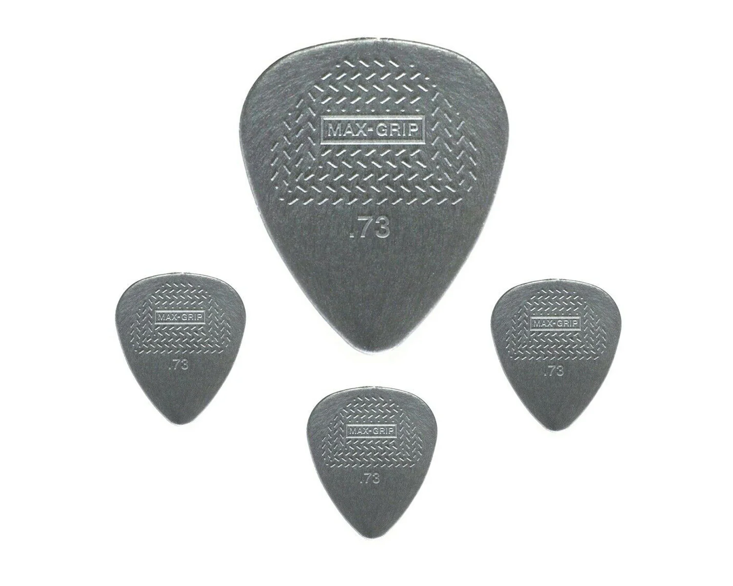 Jim Dunlop Max Grip Nylon Standard Pick .73 (Pack of 12)