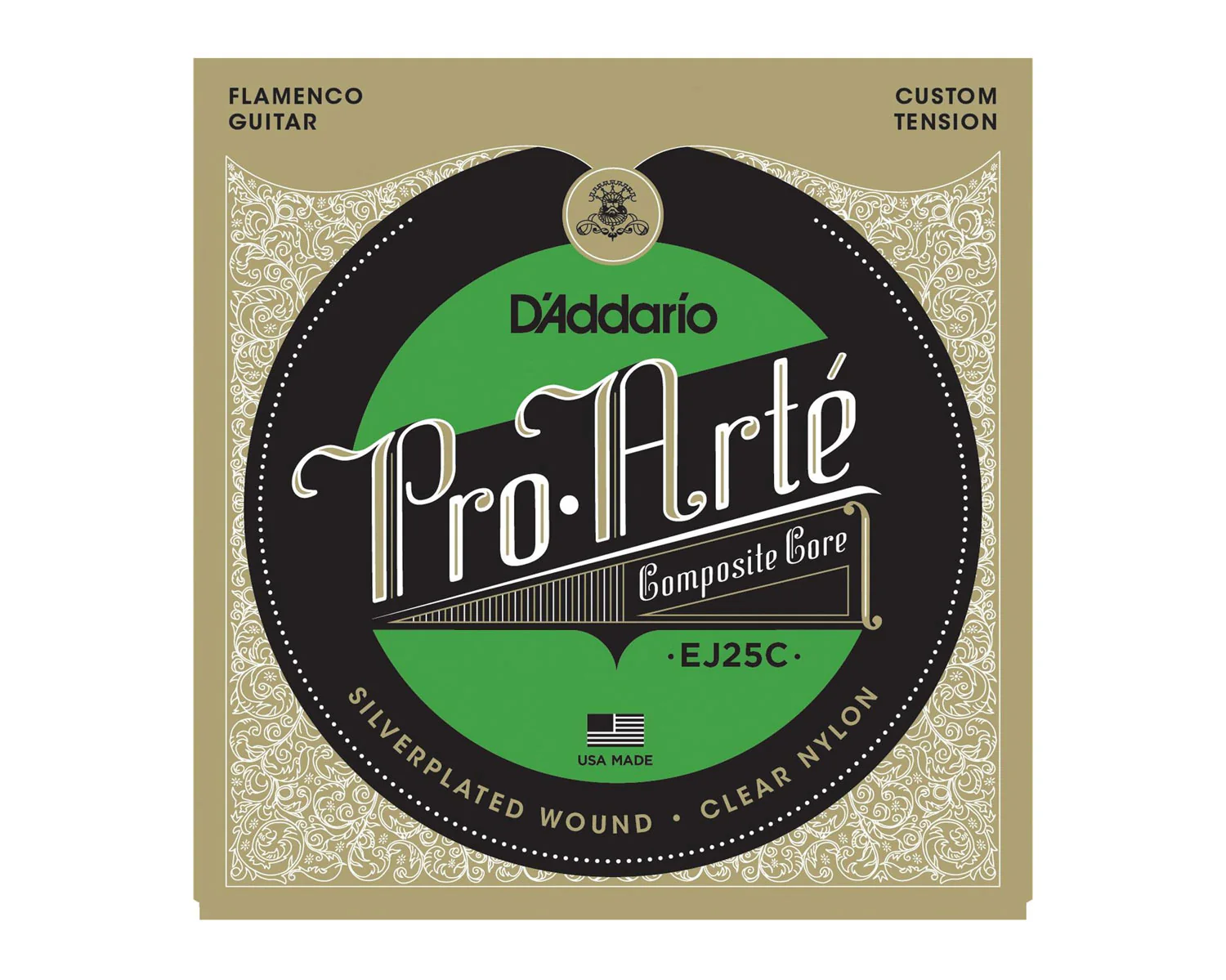 D'Addario EJ25C Pro-Arte Clear Nylon Composite Flamenco Guitar Strings