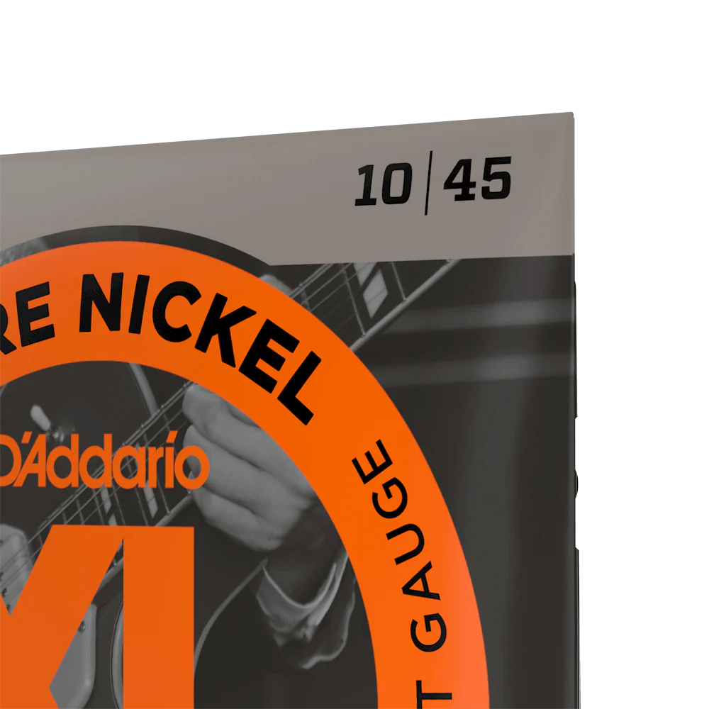 D'Addario EPN110 Pure Nickel Electric Guitar Strings, Regular Light, 10-45 - Image 4