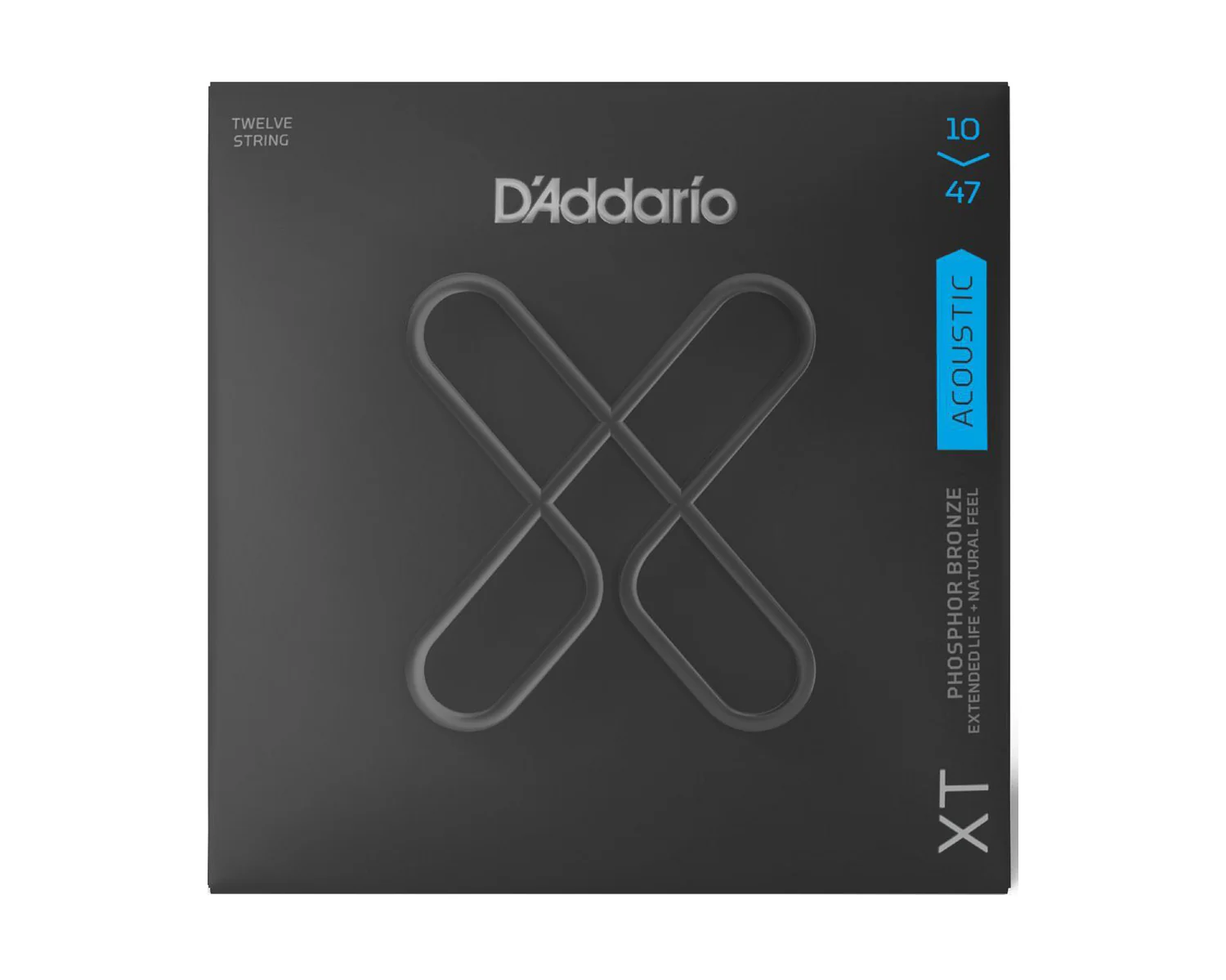 D'Addario XT Acoustic Phosphor Bronze 12-String Light 10-47