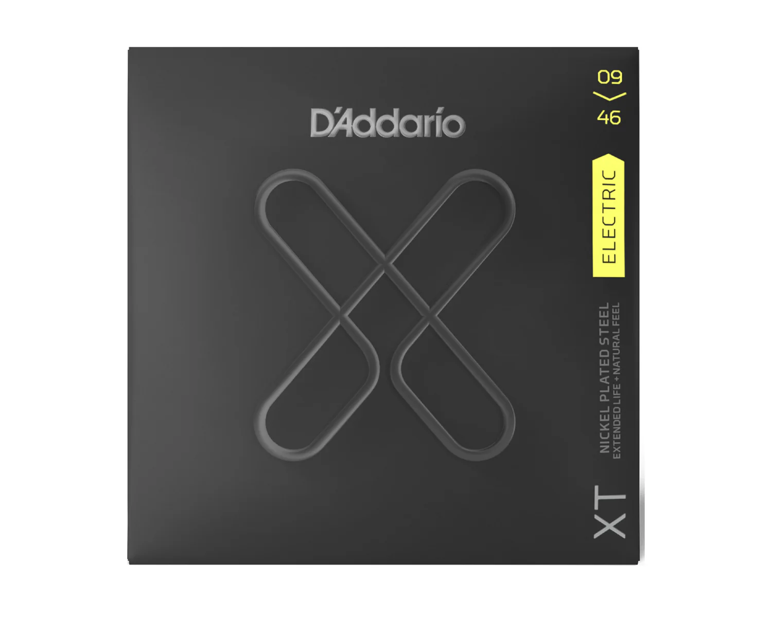 D'Addario XT Electric Nickel Plated Steel, Super Light Top/Regular Bottom, 09-46
