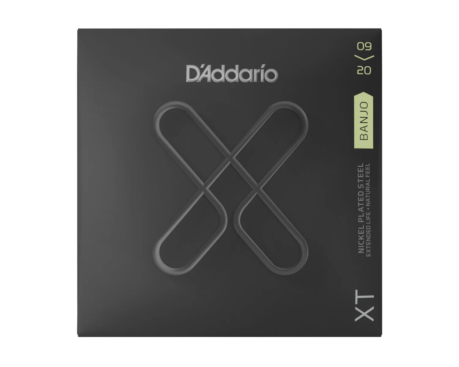 D'Addario XT Banjo Nickel Plated Steel, Light, 09-20
