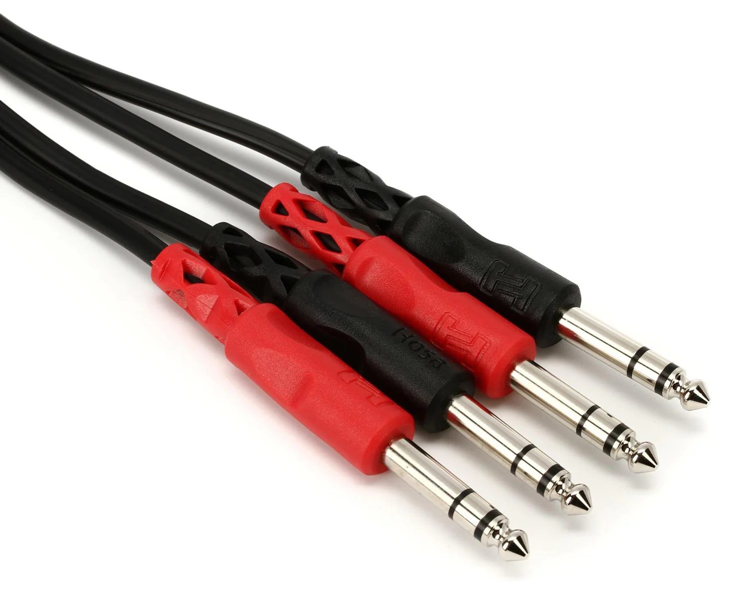 Hosa Technology CSS-201 Dual Cable 1/4" TRS - Same 3.3ft/1m