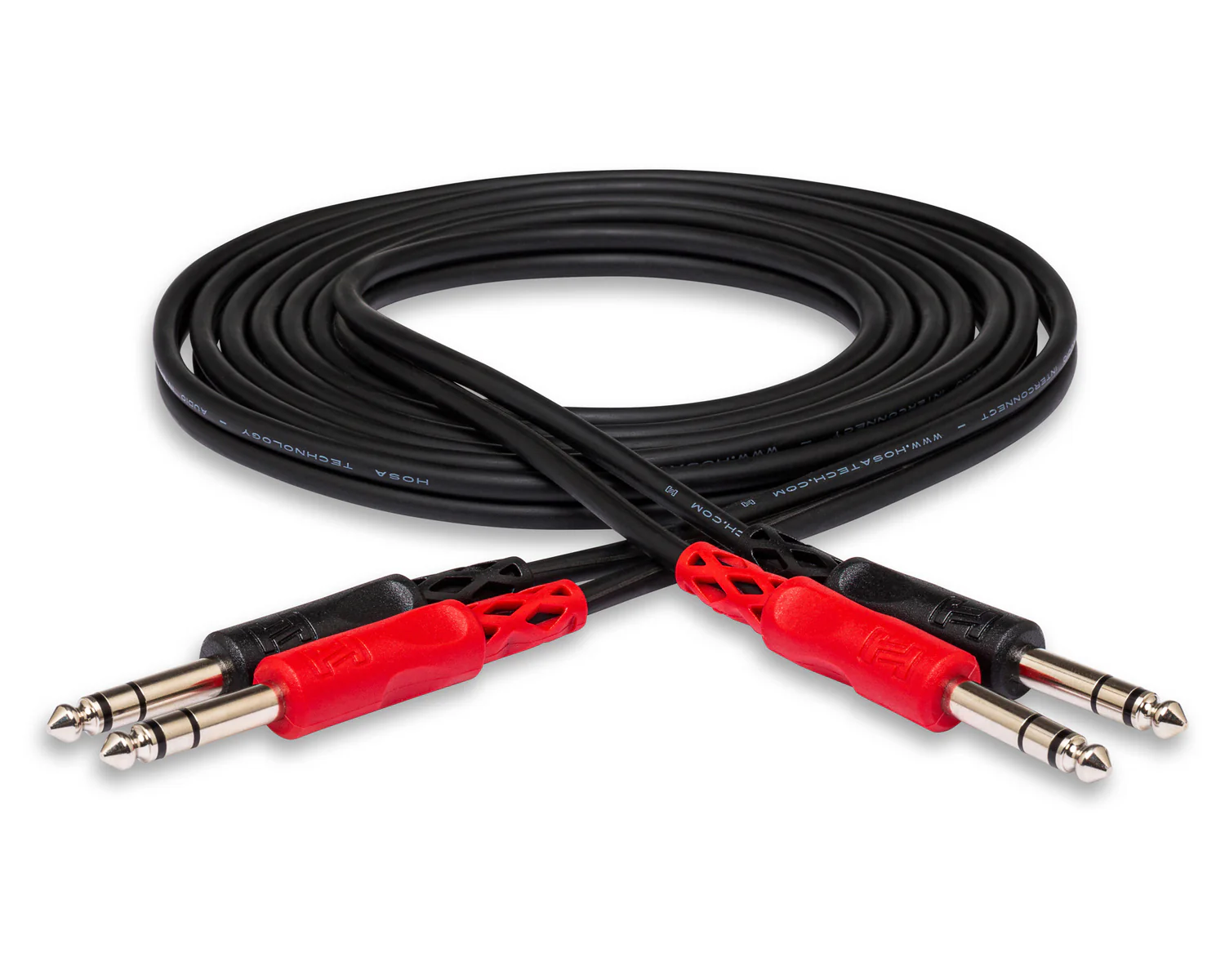Hosa Technology CSS-203 Dual Cable 1/4" TRS - Same 10ft/3m