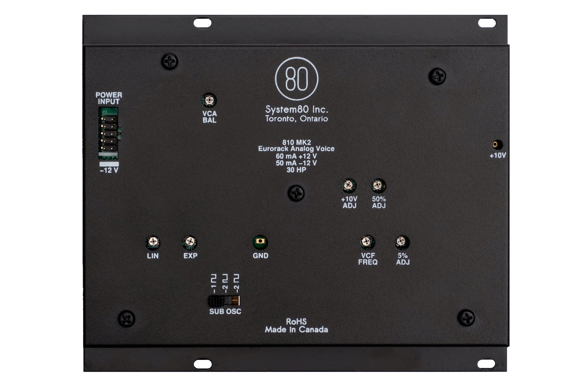 System80 810 MK2 3-in-1 Subtractive Voice Module - Image 2