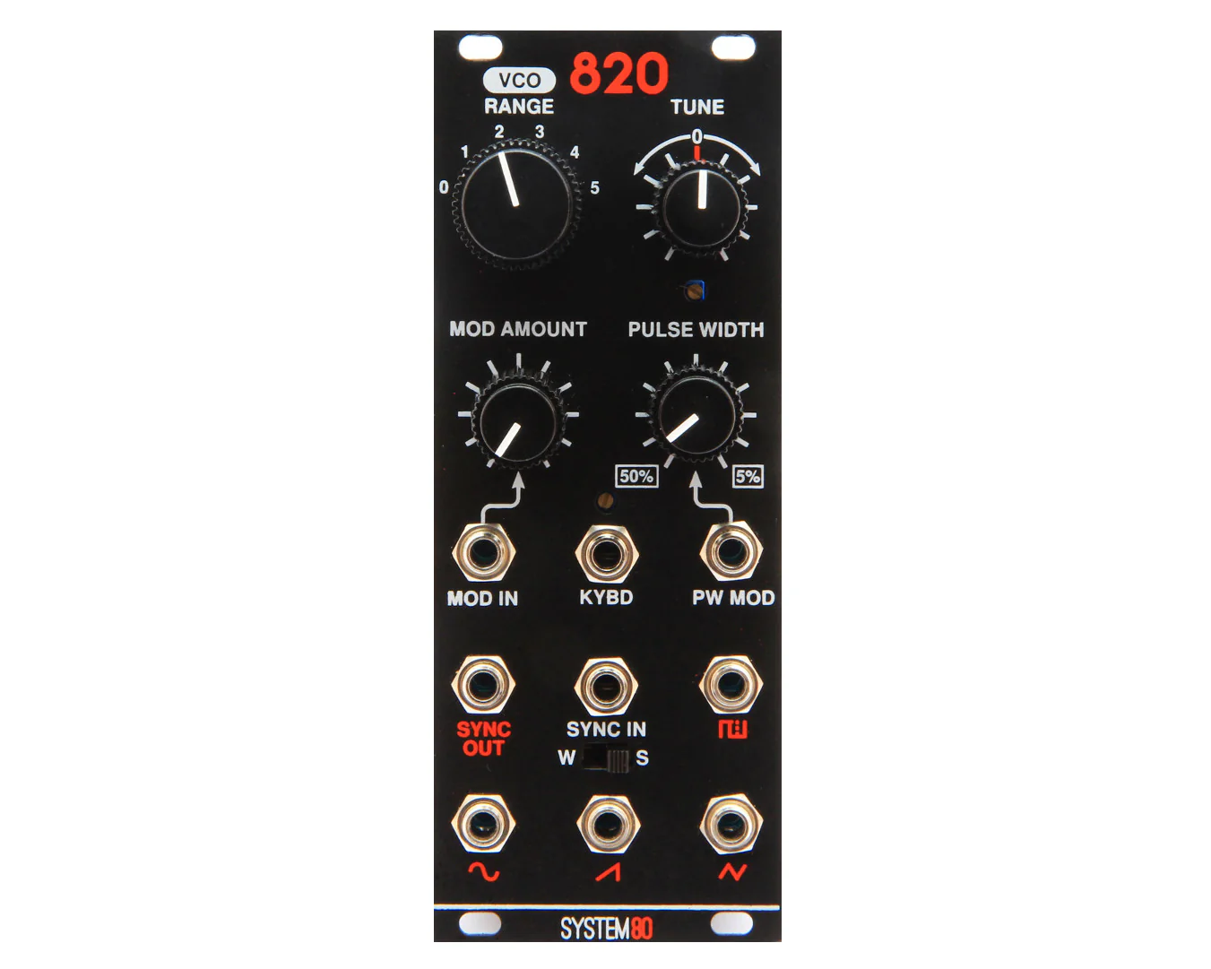 System80 820 Discrete Analog VCO Eurorack Module