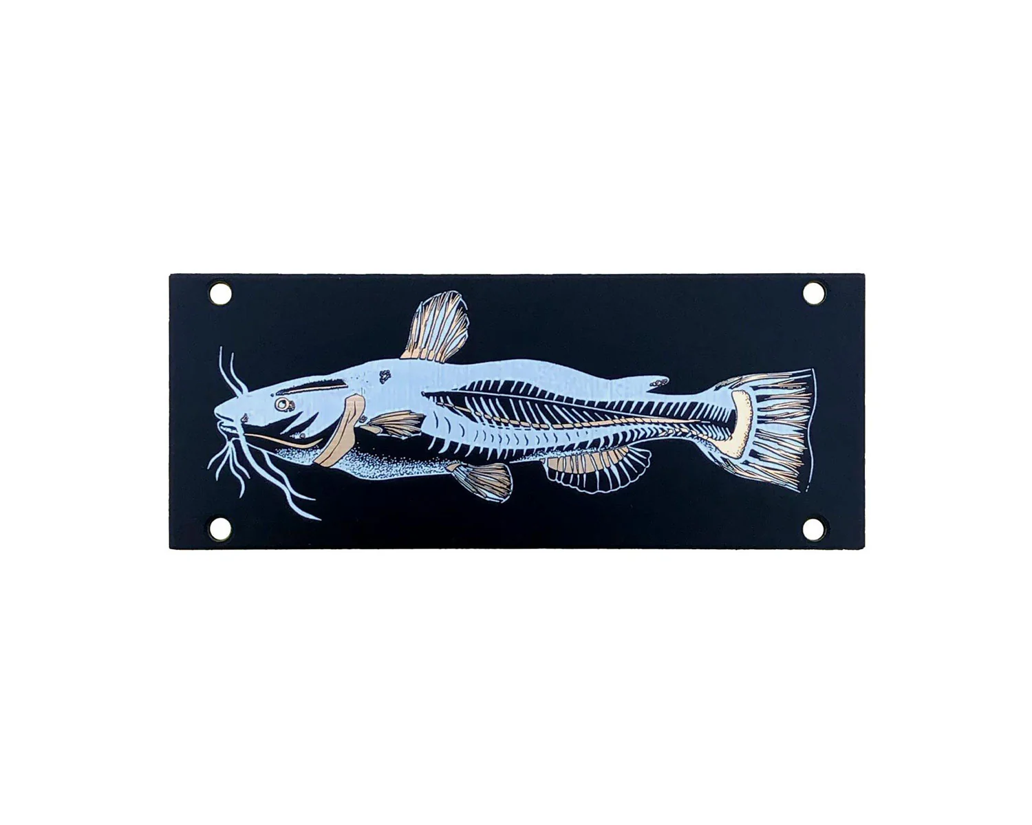 Materia Devices Catfish 1U 20HP Blank Panel (PulpLogic Size)