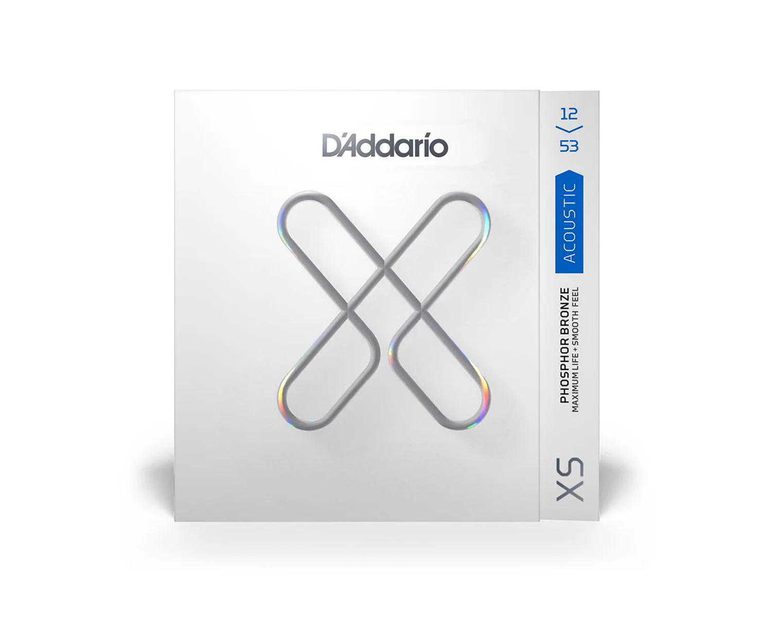 D'Addario XS Coated Acoustic Phosphor Bronze Strings - Light Set (12-53)