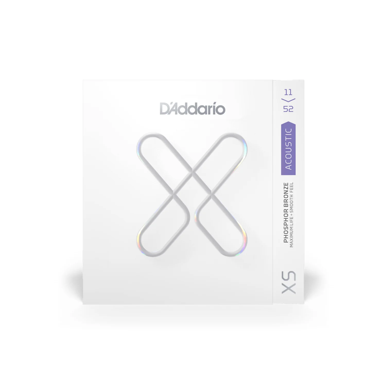 D'Addario XSAPB1152 XS Coated Acoustic Phosphor Bronze Strings - Light Set (11-52)