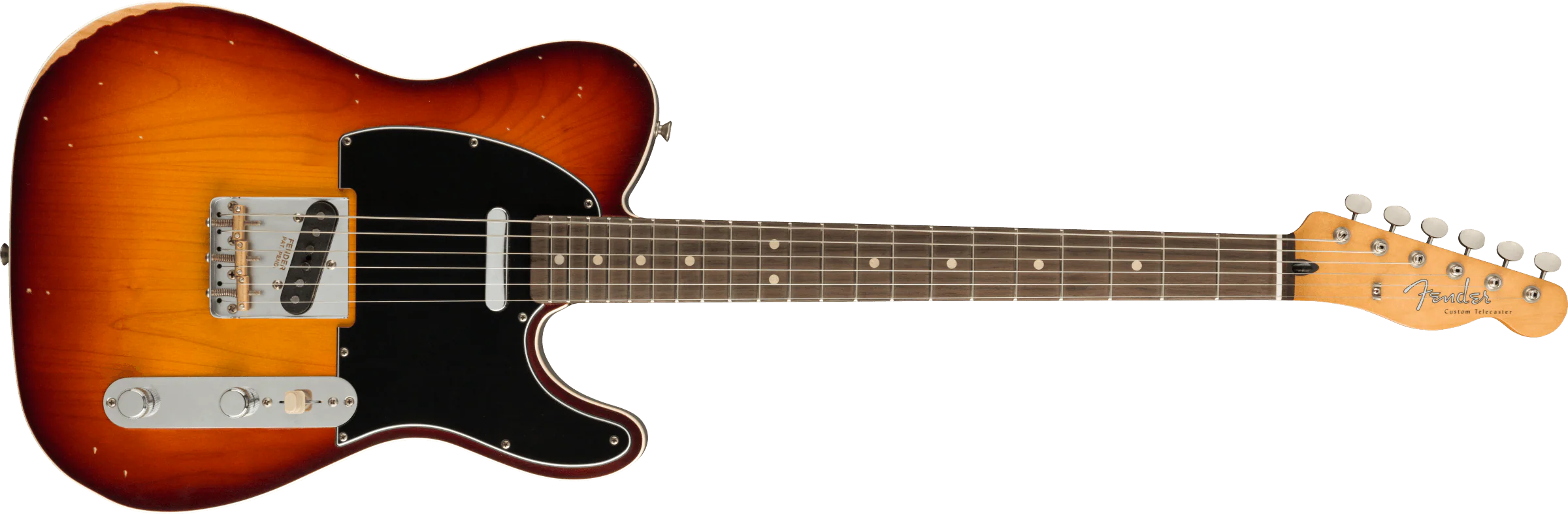 Fender Jason Isbell Custom Telecaster - 3-Colour Chocolate Burst - Image 4