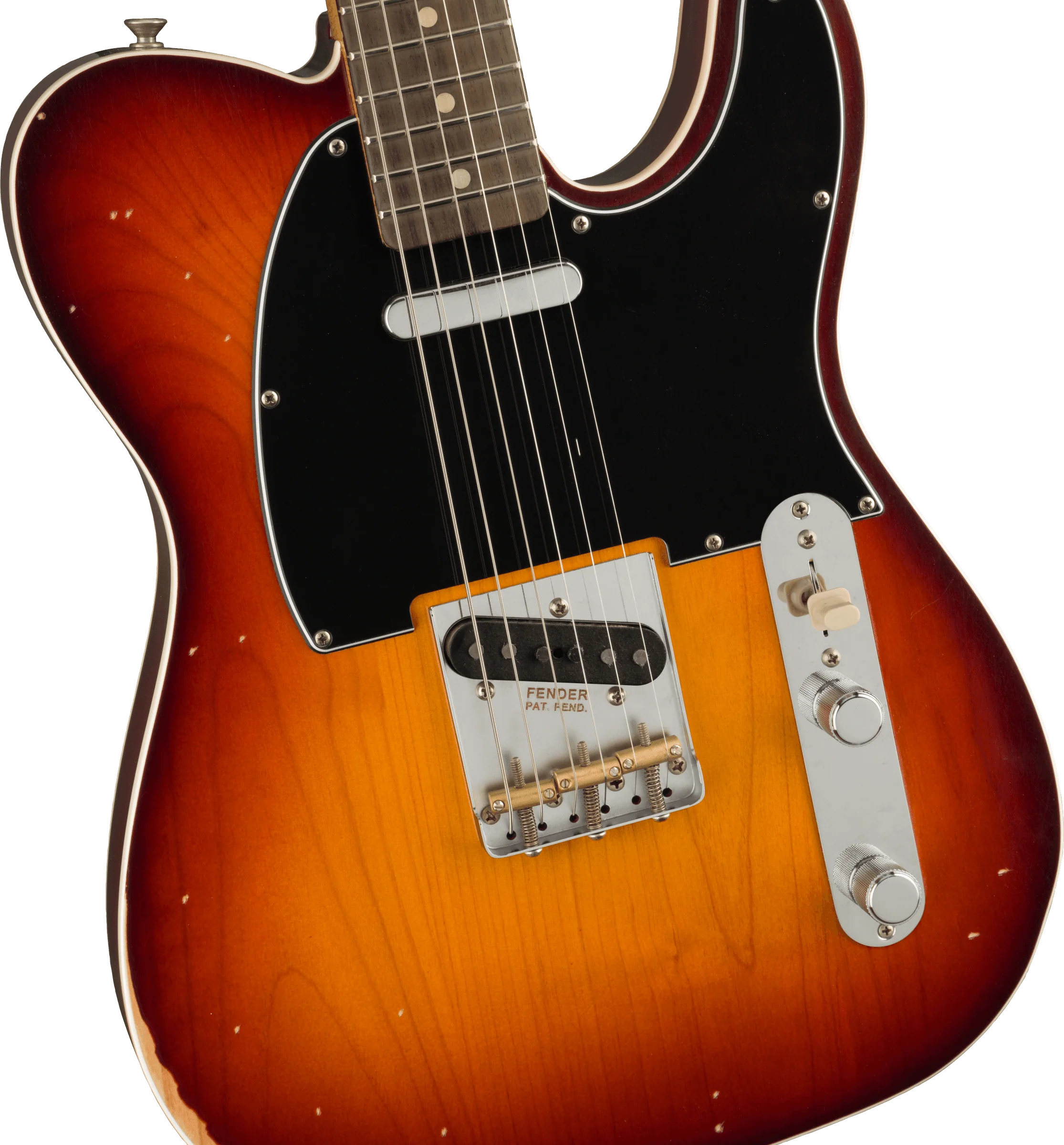 Fender Jason Isbell Custom Telecaster - 3-Colour Chocolate Burst - Image 6