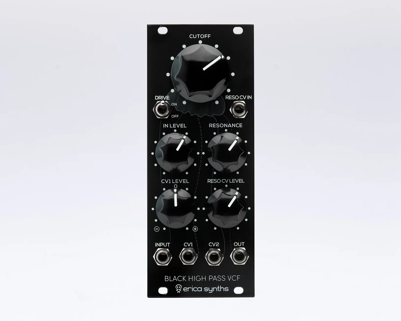 Erica Synths Black HP VCF High-Pass Filter With Overdrive Eurorack Module