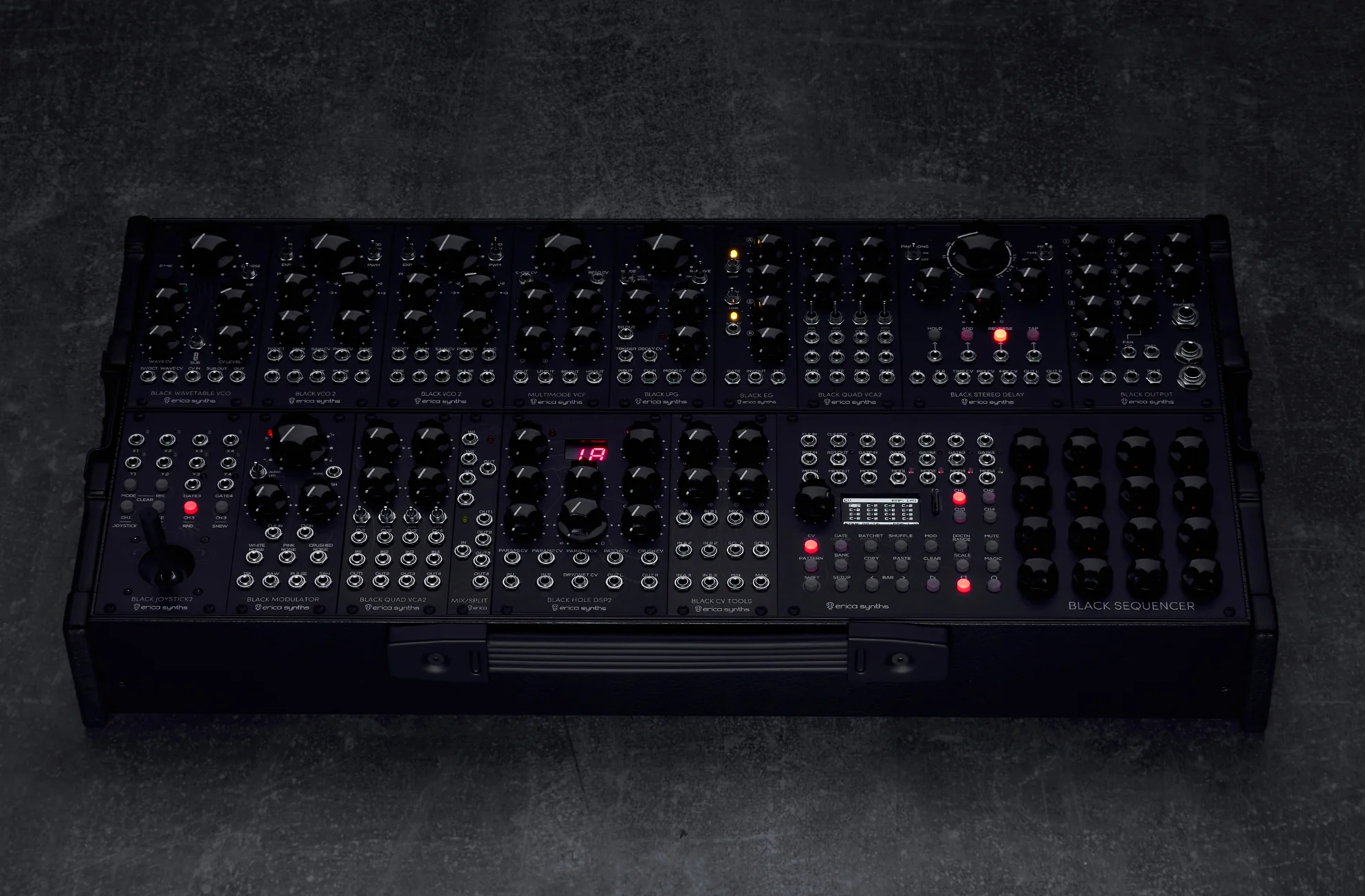 Erica Synths Black System III Eurorack Modular Synthesizer - Image 2