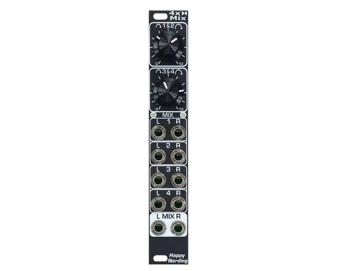 Happy Nerding 4x Stereo Mixer - Black
