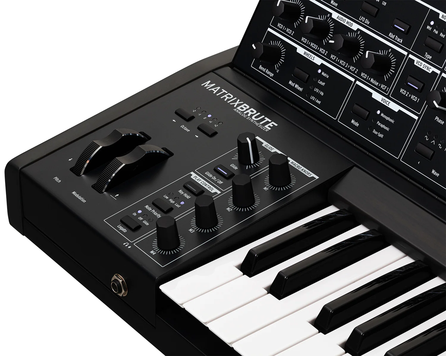 Arturia MatrixBrute Noir Limited Edition Analogue Monophonic Synthesizer - Image 2