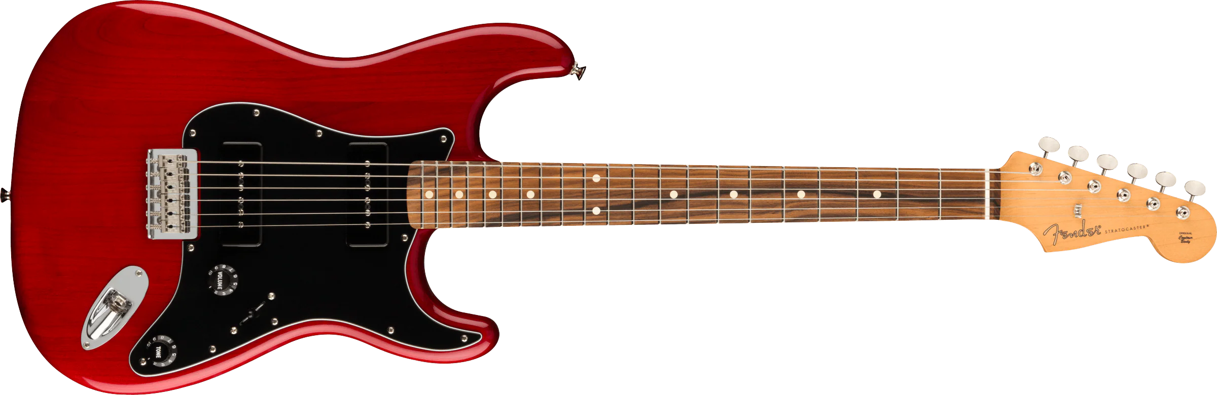 Fender Noventa Stratocaster - PF Crimson Red - Image 2
