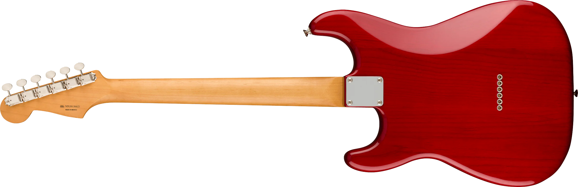 Fender Noventa Stratocaster - PF Crimson Red - Image 3