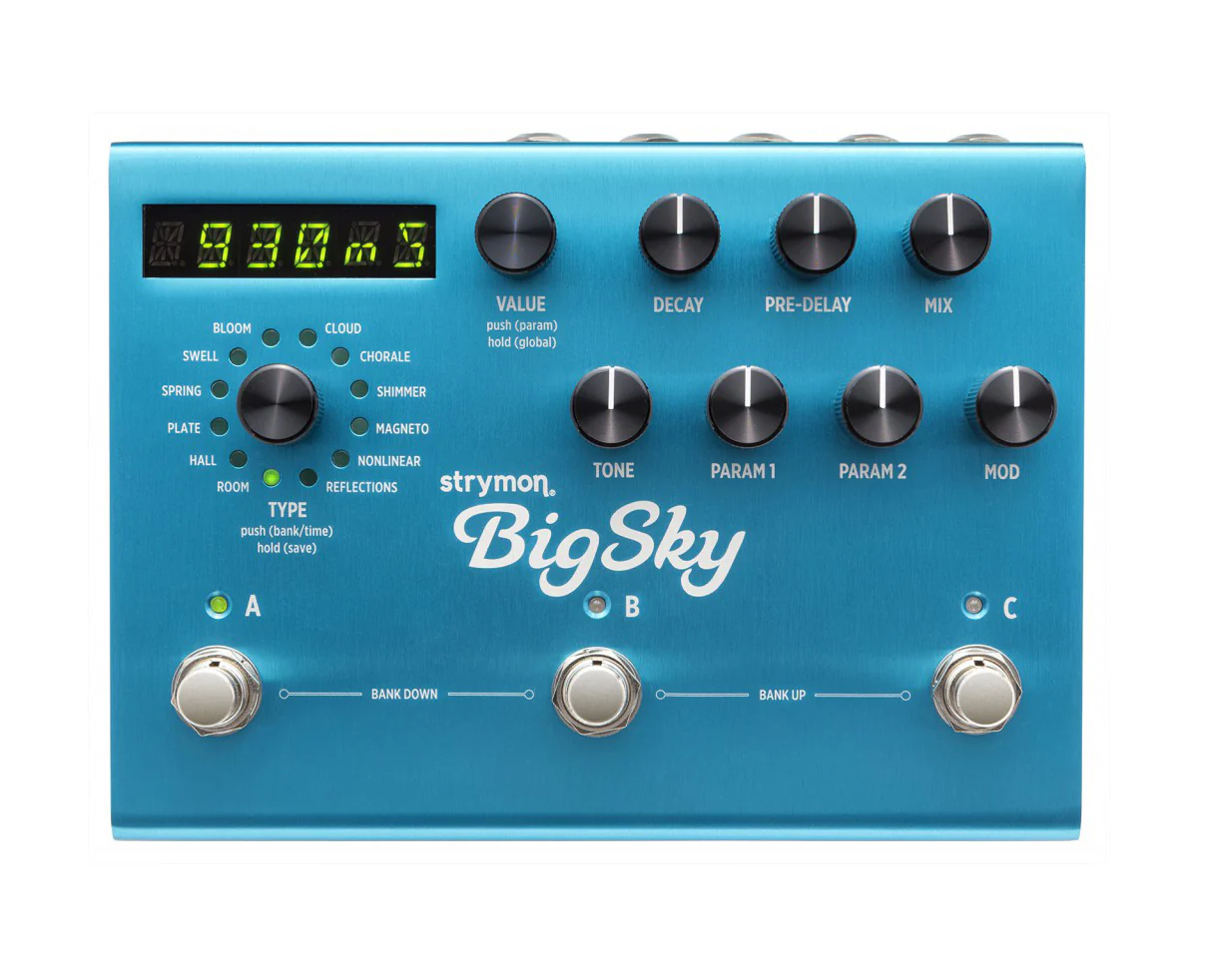 Strymon Big Sky Multi Reverb Effects Pedal