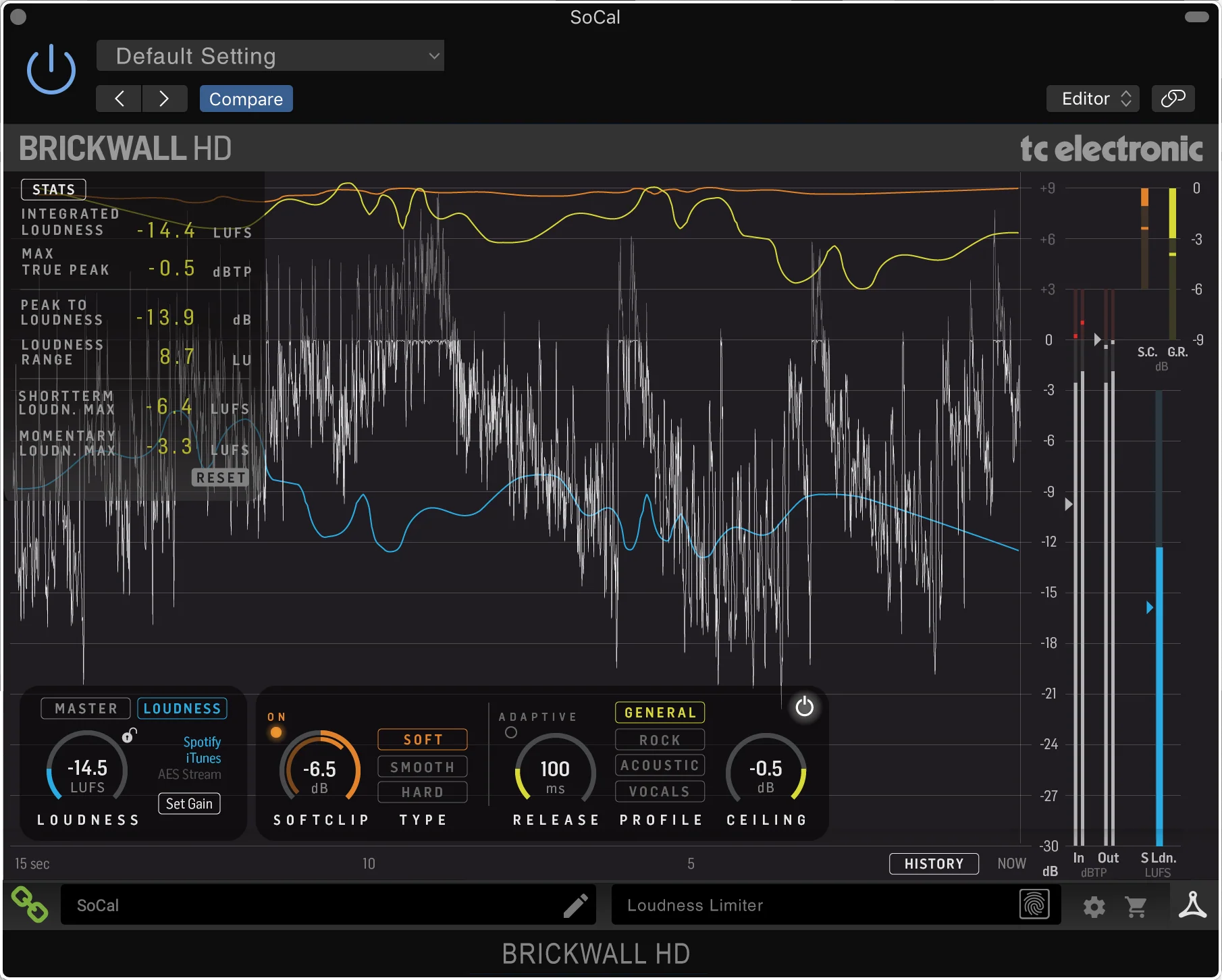 TC Electronic BRICKWALL HD-DT Mastering Limiter Plug-In w/ Desktop Interface - Image 2