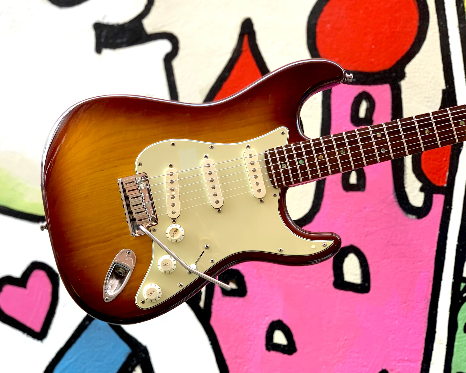 Fender American Deluxe Ash Stratocaster - Sienna Sunburst