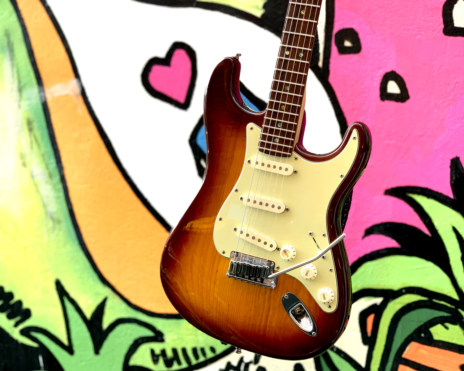 Fender American Deluxe Ash Stratocaster - Sienna Sunburst - Image 5