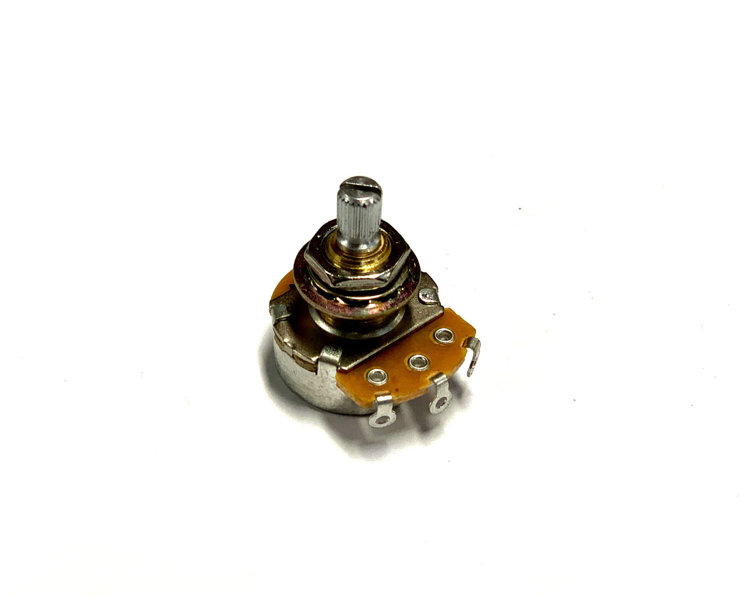 Alpha 250K Audio Taper - Split Shaft Standard Bushing Potentiometer