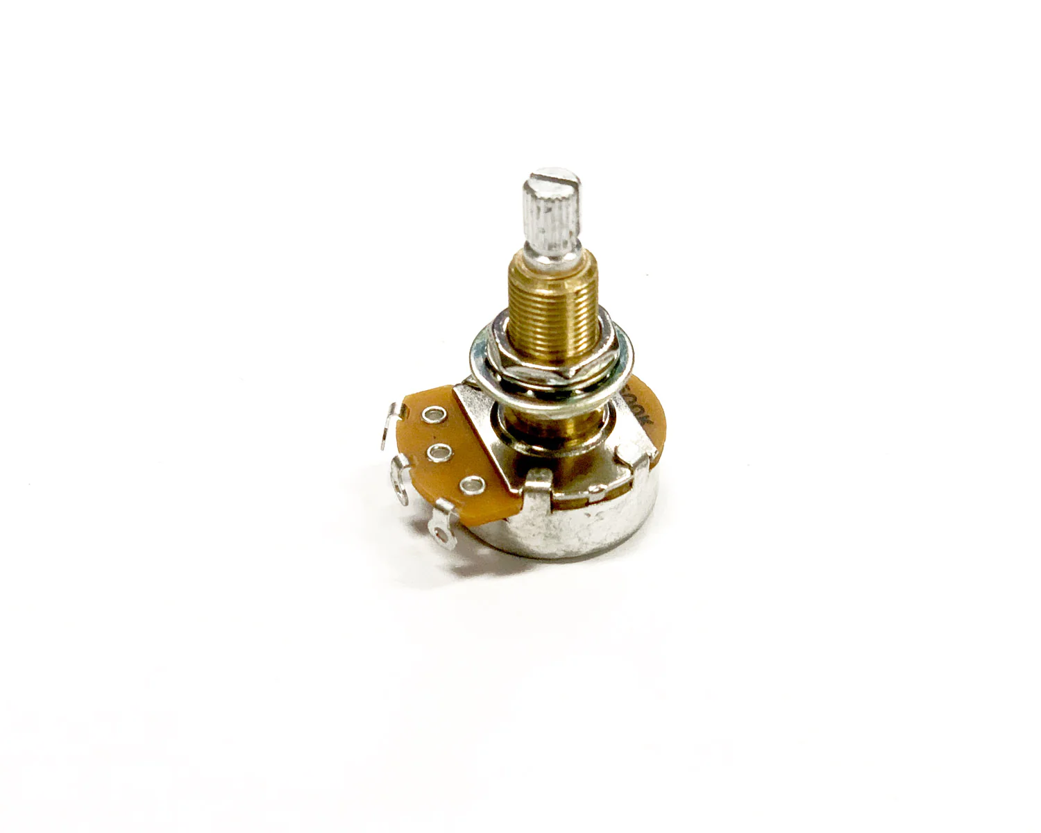 Alpha 500K Audio Taper - Split Shaft Long Bushing Potentiometer