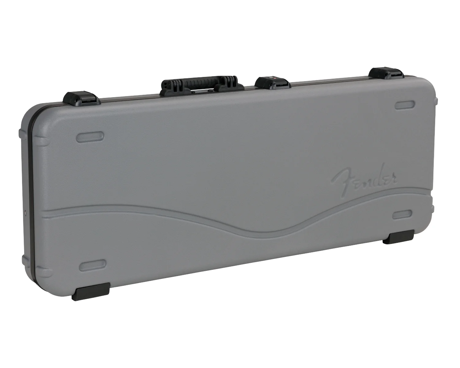 Fender Deluxe Molded Strat/Tele Case - Silver/Blue