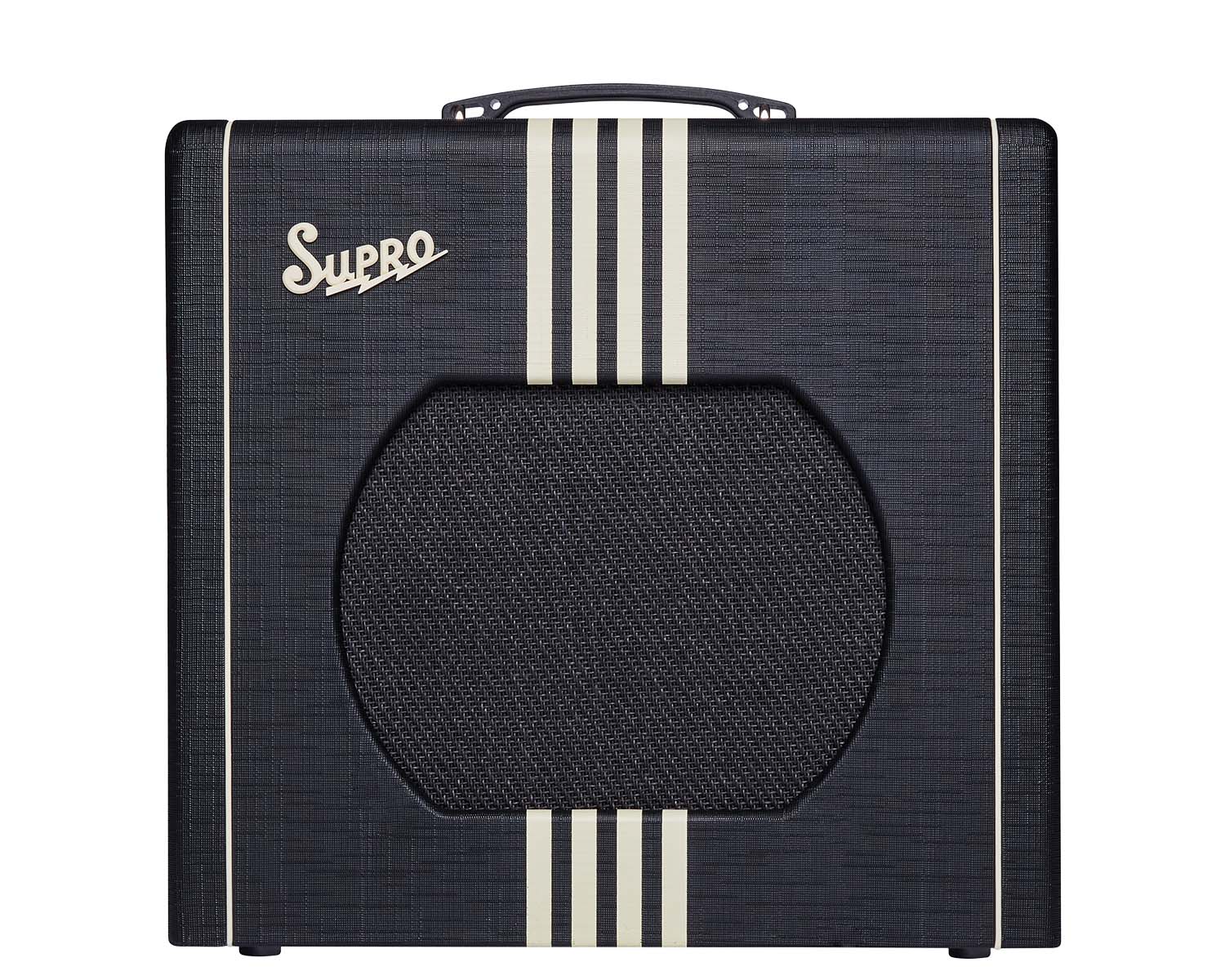 Supro Delta King 12 Guitar Amplifier- Black & Cream
