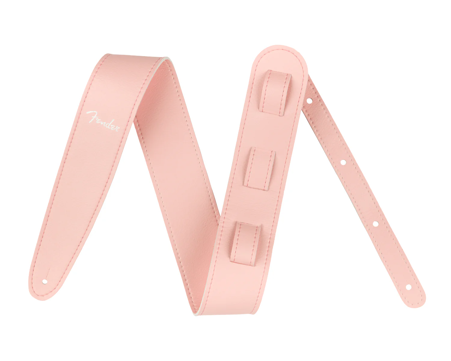 Fender Vegan Leather 2.5" Strap - Shell Pink