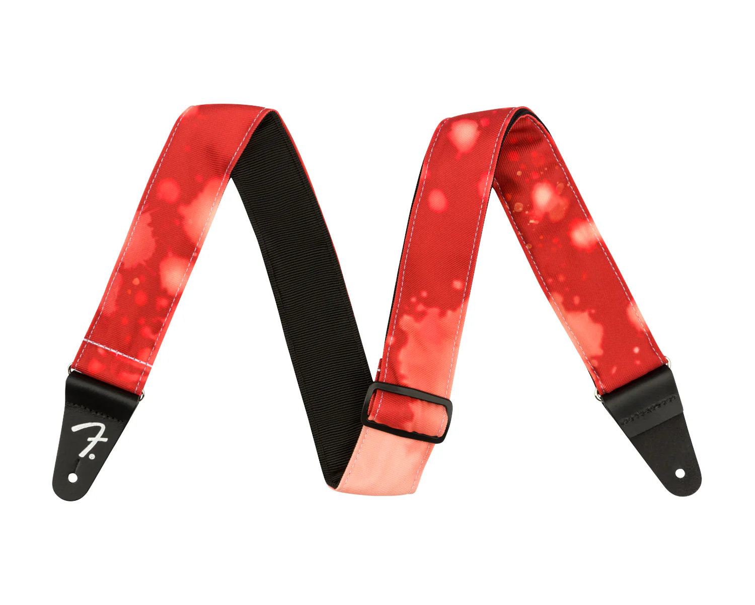 Fender Tie Dye Acid Wash Strap - Red