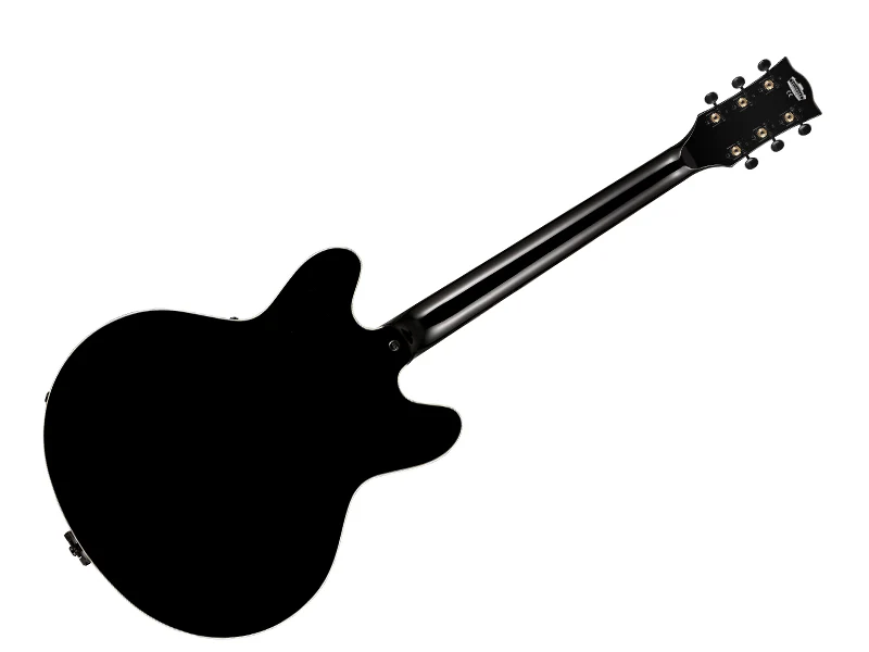 VOX Bobcat S66 with Bigsby Tremolo - Jet Black - Image 3
