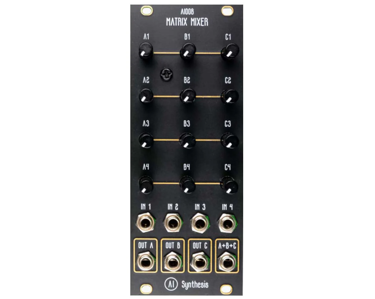 AI Synthesis AI008 Matrix Mixer - Black