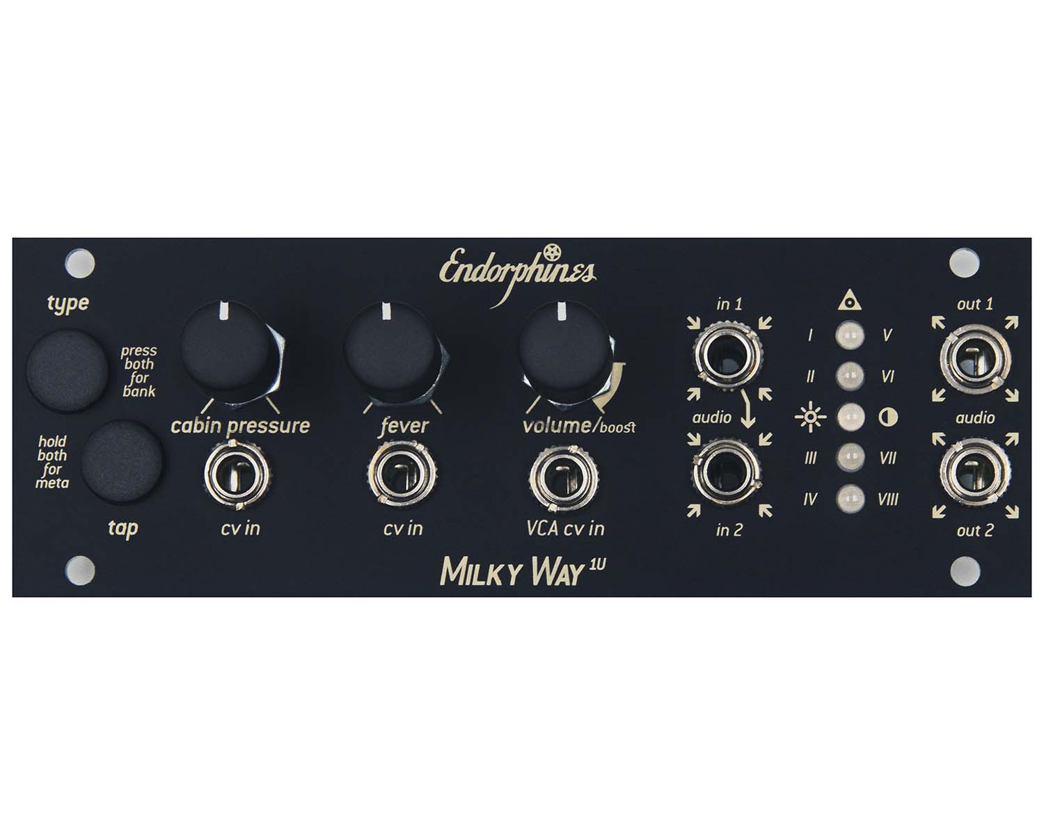 Endorphin.es Milky Way 1U - Black