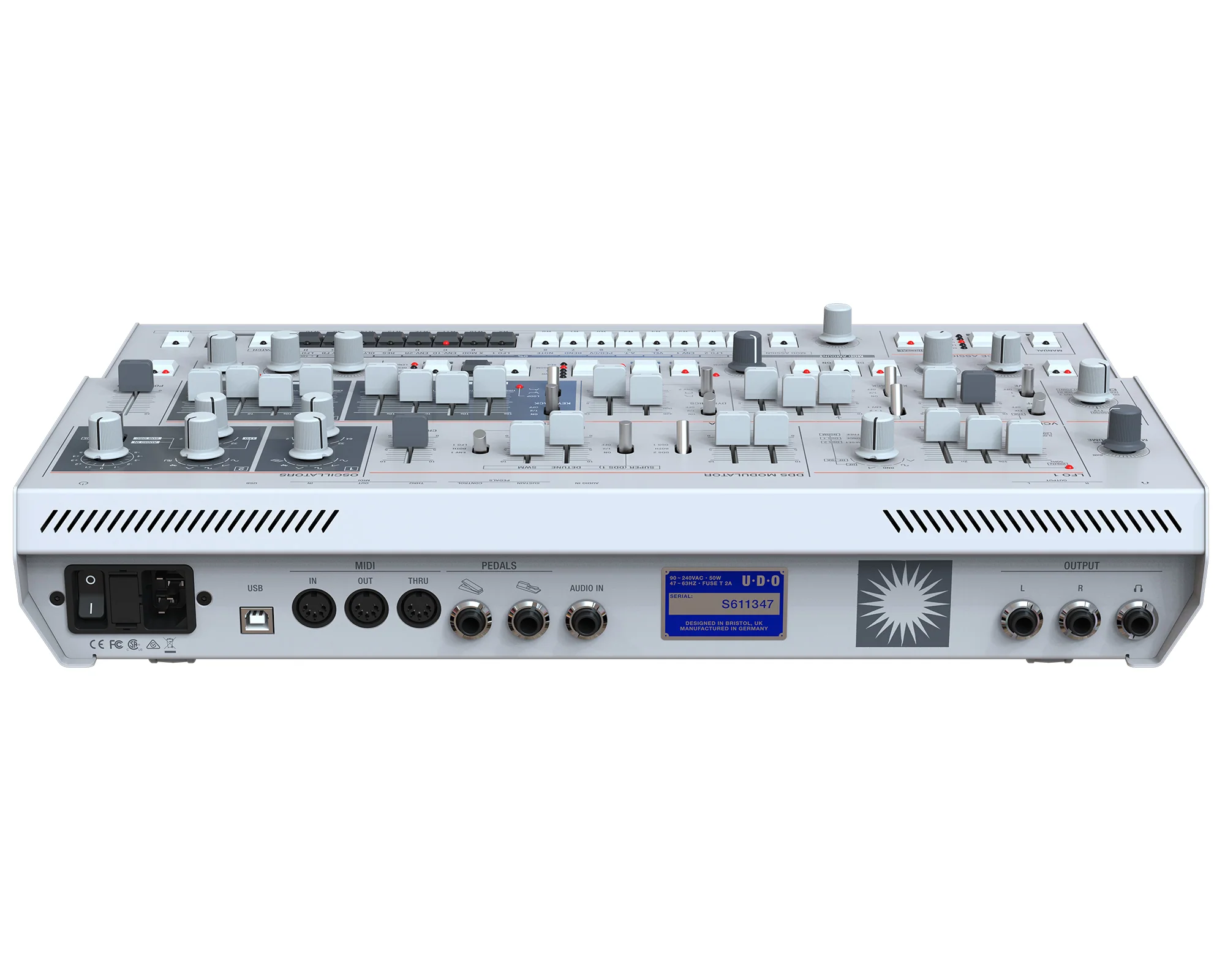 UDO Super 6 - Desktop Analog Hybrid 12-Voice Synthesizer - Image 3