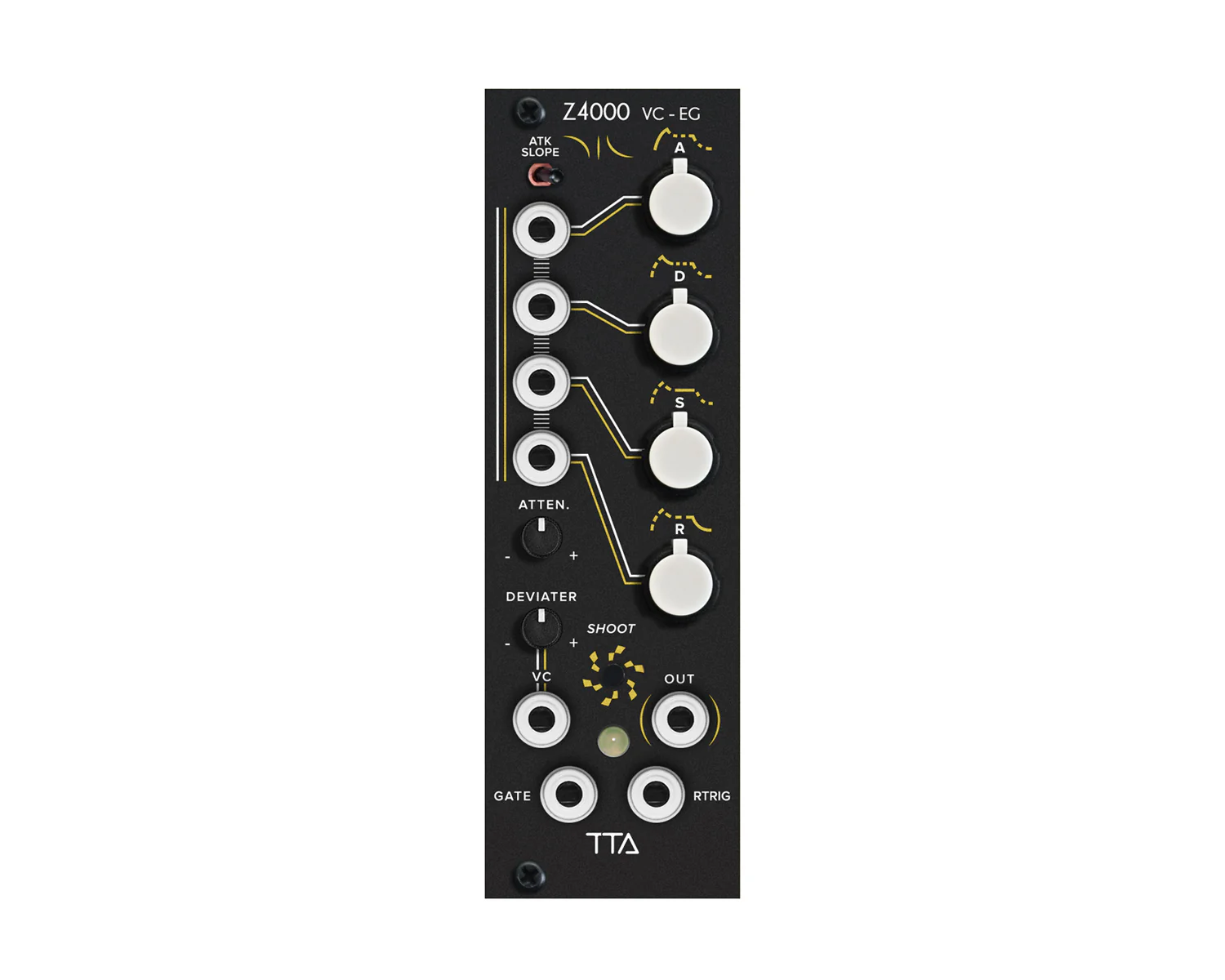Tiptop Audio Z4000 Voltage Controlled Envelope Generator - Black