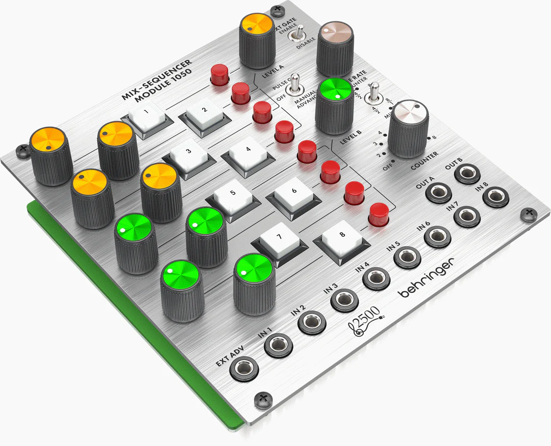 Behringer 1050 2500 Series 8-Channel Mixer/Sequencer Module for Eurorack - Image 2