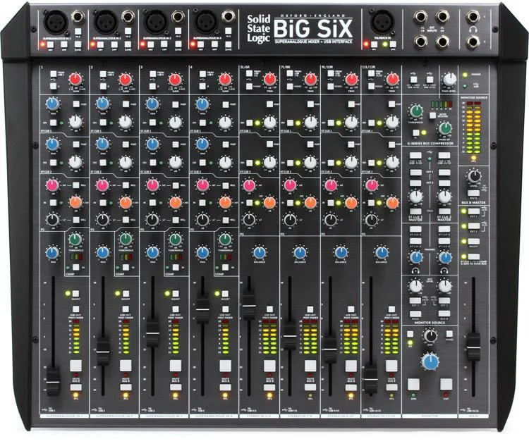 Solid State Logic Big SiX Super Analogue Desktop Mixer with USB Interface - Image 3