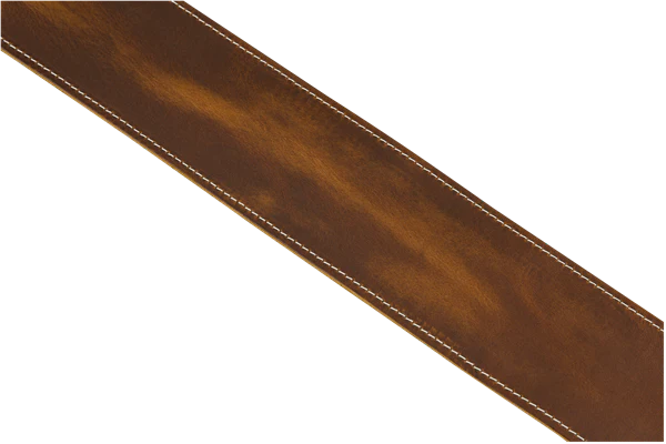 Fender Broken-In Leather Strap - Tan 2.5" - Image 4