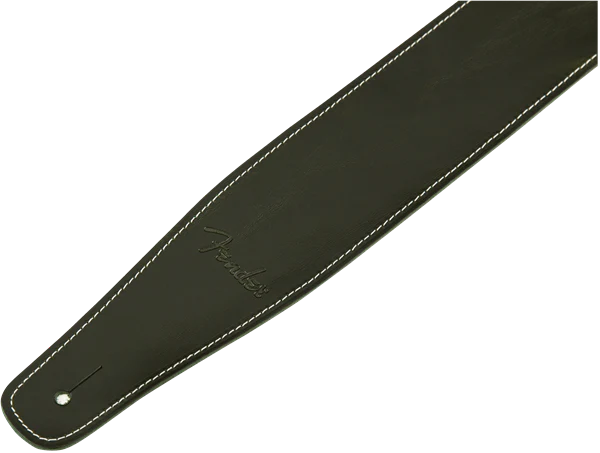 Fender Broken-In Leather Strap - Green 2.5" - Image 2