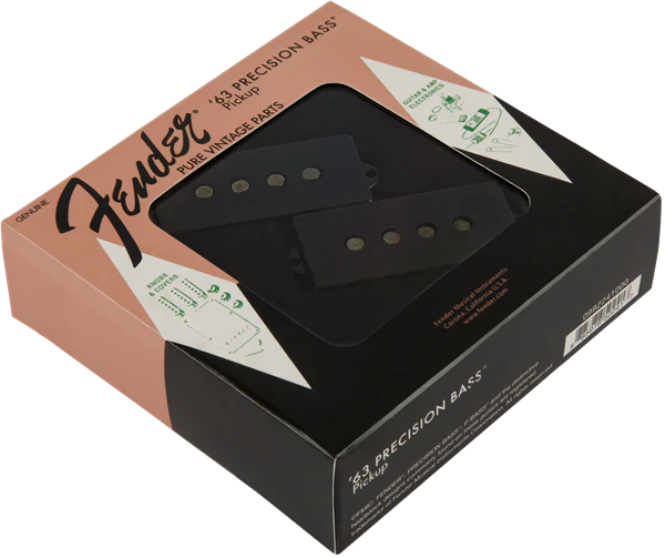 Fender Pure Vintage '63 Precision Bass Pickup - Black - Image 2