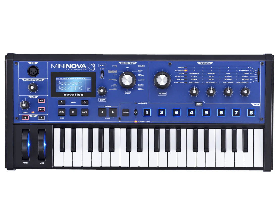 Novation MiniNova Micro Synthesizer/Vocoder