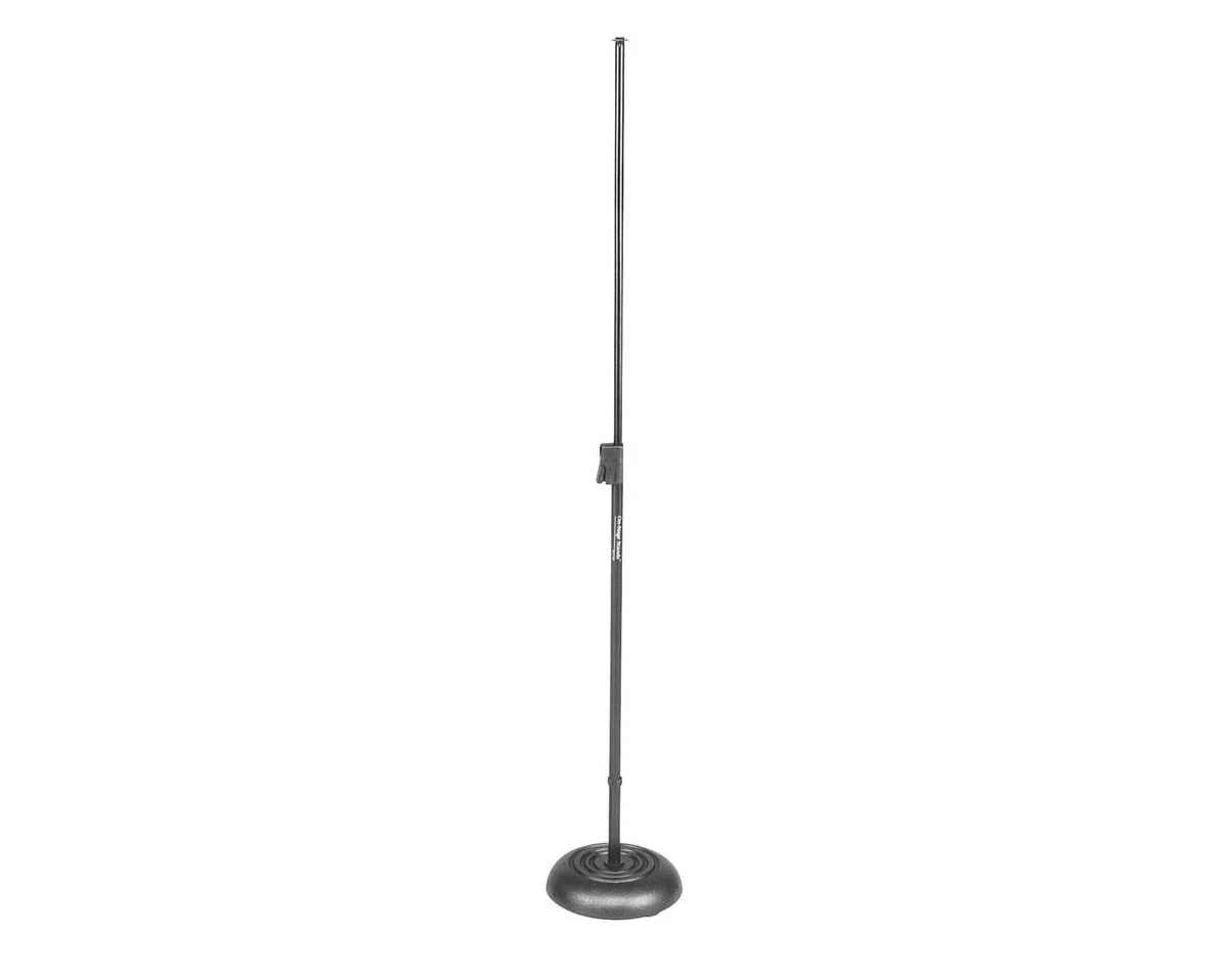 On Stage Stands OSMS7201QRB Straight Mic Stand with Quick-Release Trigger