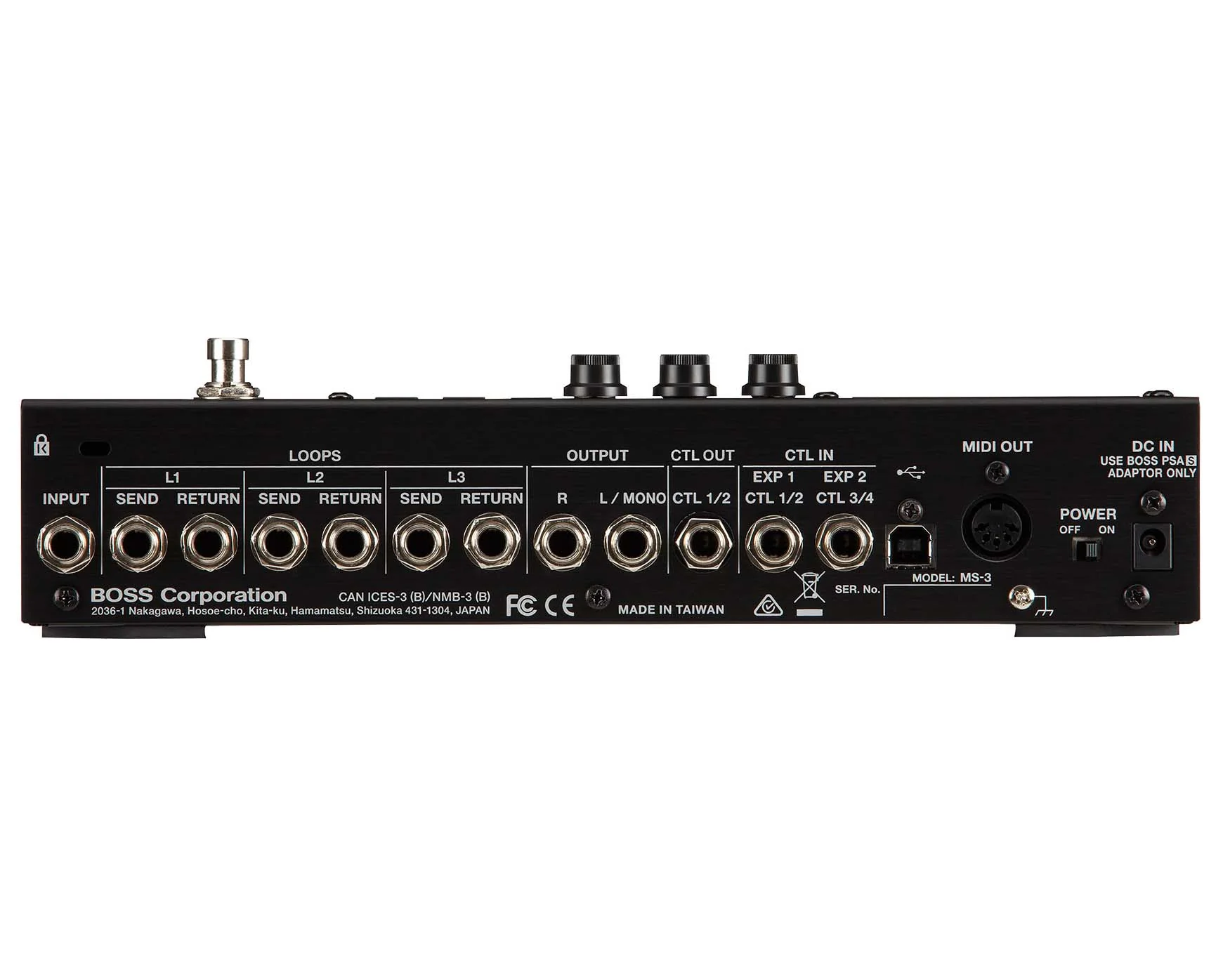 BOSS MS-3 Multi Effects Switcher Pedal - Image 3