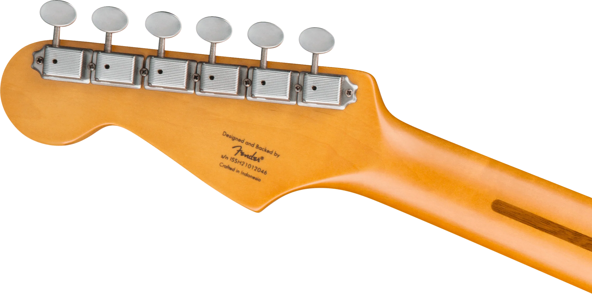 Fender Squier 40th Anniversary Stratocaster Vintage Edition - Black Anodised Pickguard - Satin Wide 2-Colour Sunburst - Image 4